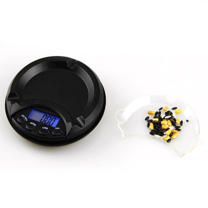 500g/0.01g Ashtray Shape Jewelry Digital Pocket Scale