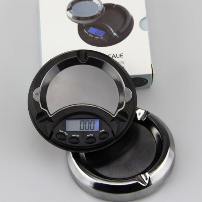 500g/0.01g Ashtray Shape Jewelry Digital Pocket Scale