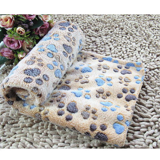 Puppy Blanket Pet Cushion Small Dog Cat Bed Soft Warm Sleep Mat S Size