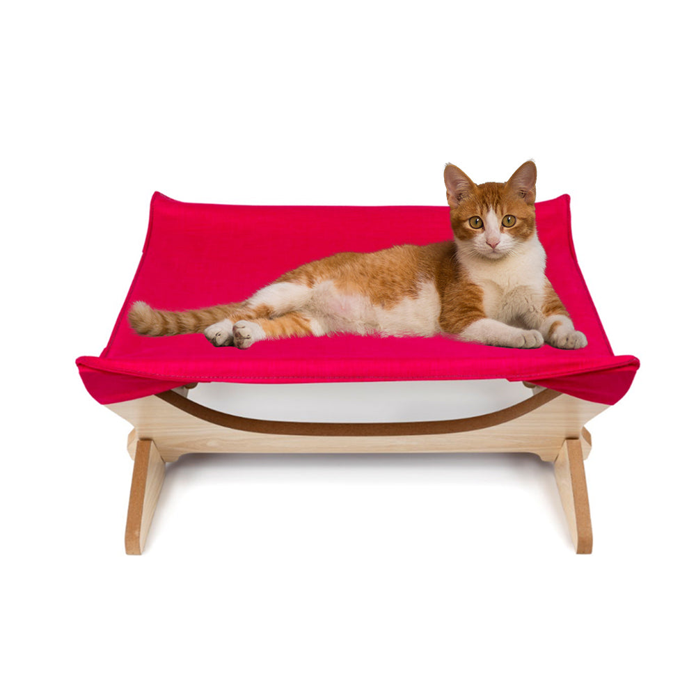 Cat Hammock Hanging Nest Detachable Cat Litter Wood Pet Bed Hanging Cat House