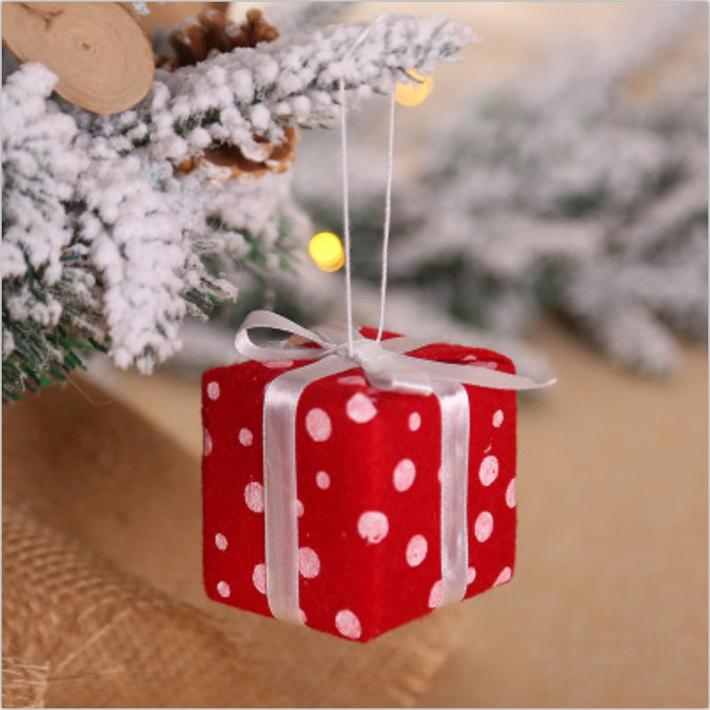 Xmas Gift and Christmas Ball Pendant Christmas Tree Hanging Ornament