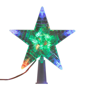 USB LED Light Star Ornament Party Supplies Christmas Tree Top Lamp