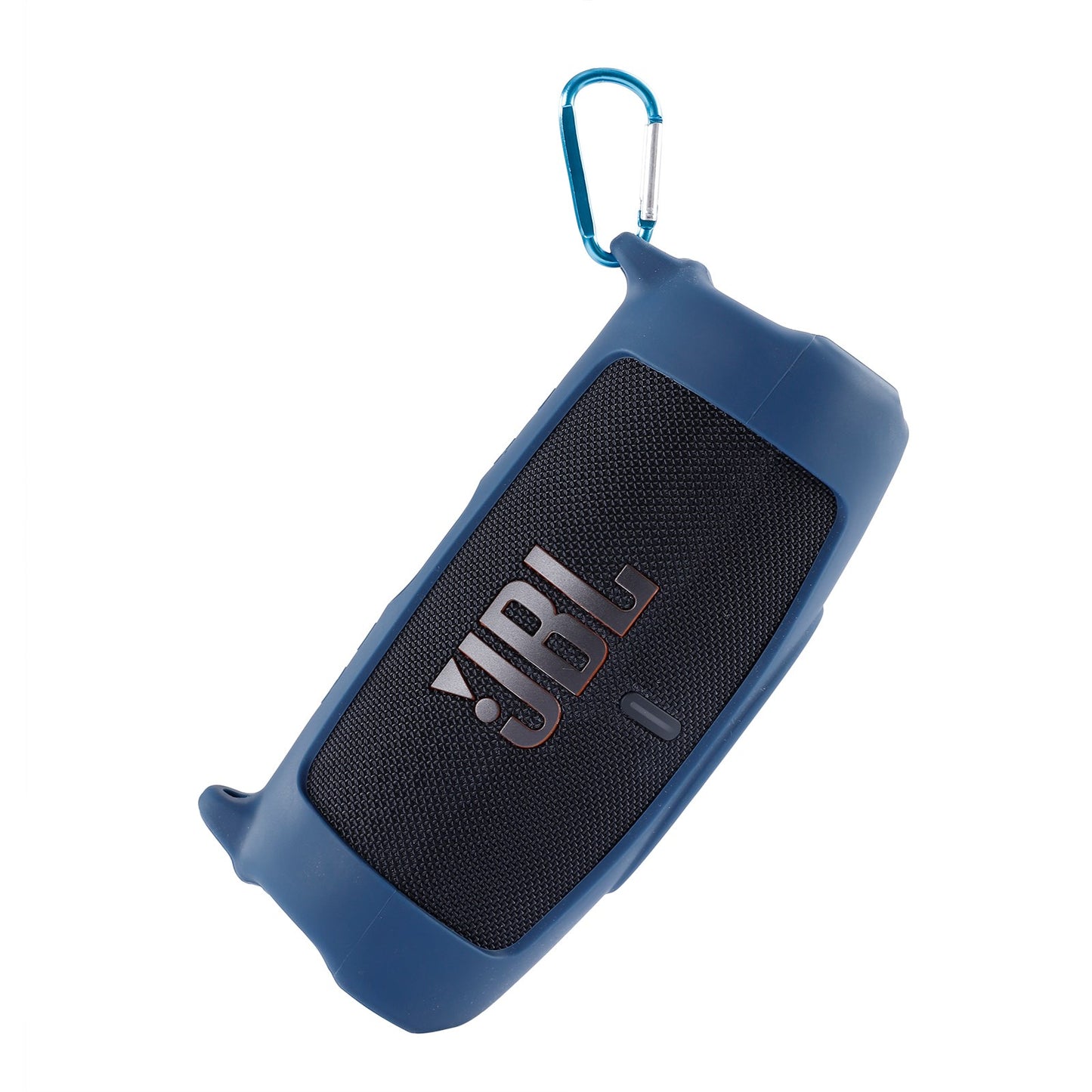 Silicone Carrying Case Bluetooth Speaker Protective Cover with Shoulder Strap Carabiner for JBL Charge 5