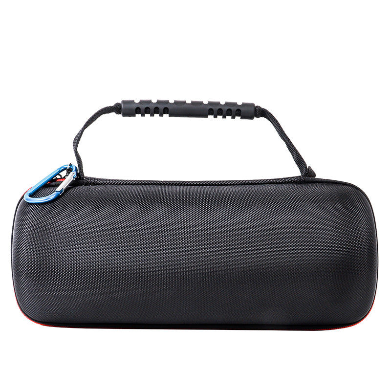 For JBL Pulse4 EVA Carrying Case Bluetooth Speaker Anti-drop Protective Cover with Shoulder Strap and Carabiner