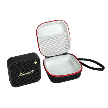 For Marshall WILLEN Wireless Bluetooth Speaker EVA Storage Bag Fleece Linning Portable Case