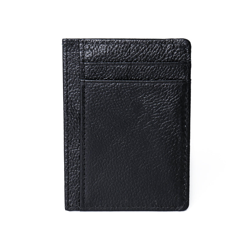 115# Stylish Genuine Leather Coin Multi Card Slots Wallet for Men