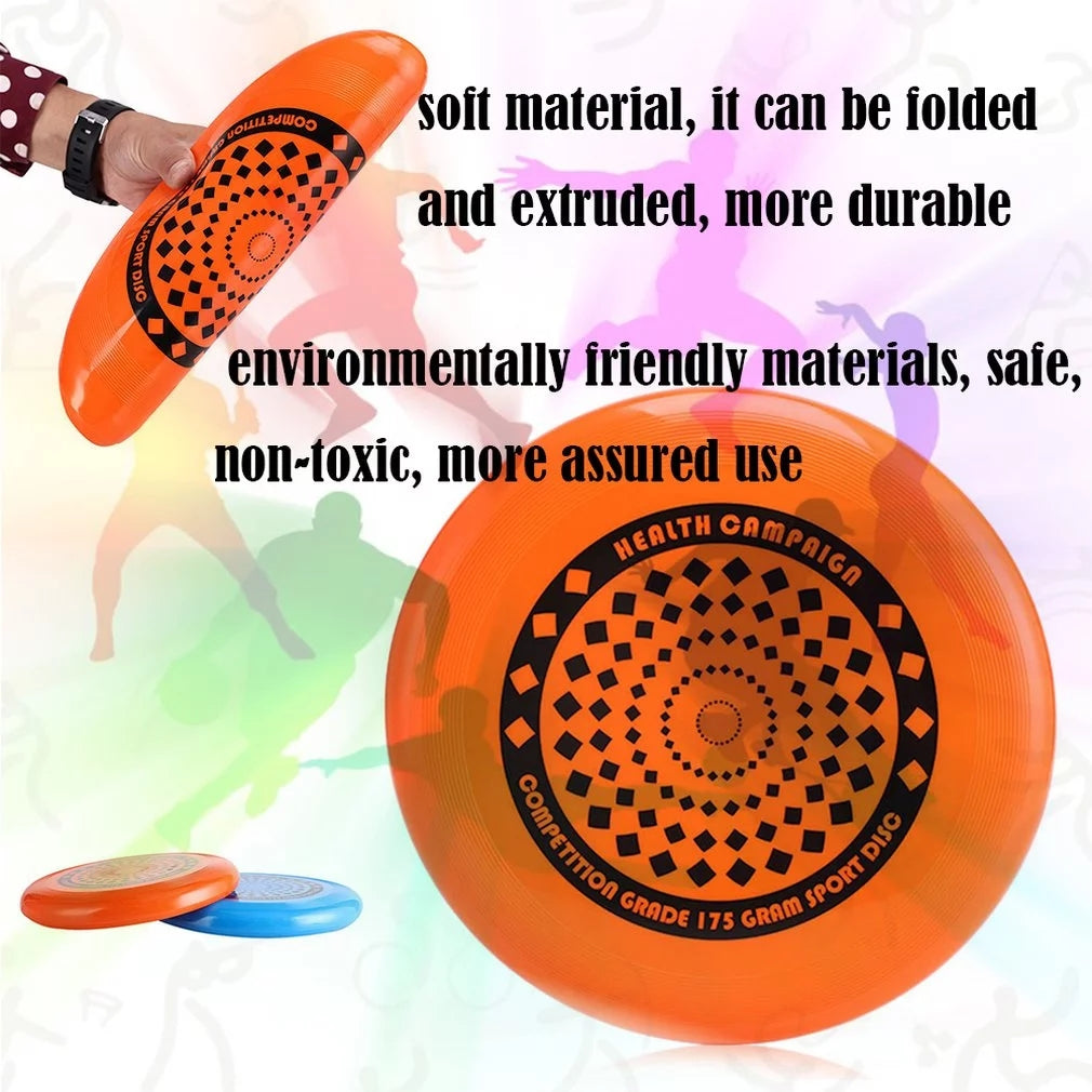 Tenacity Flying Disc Outdoor Playing Flying Saucer Game Flying Disk Competition 27cm - Random Color