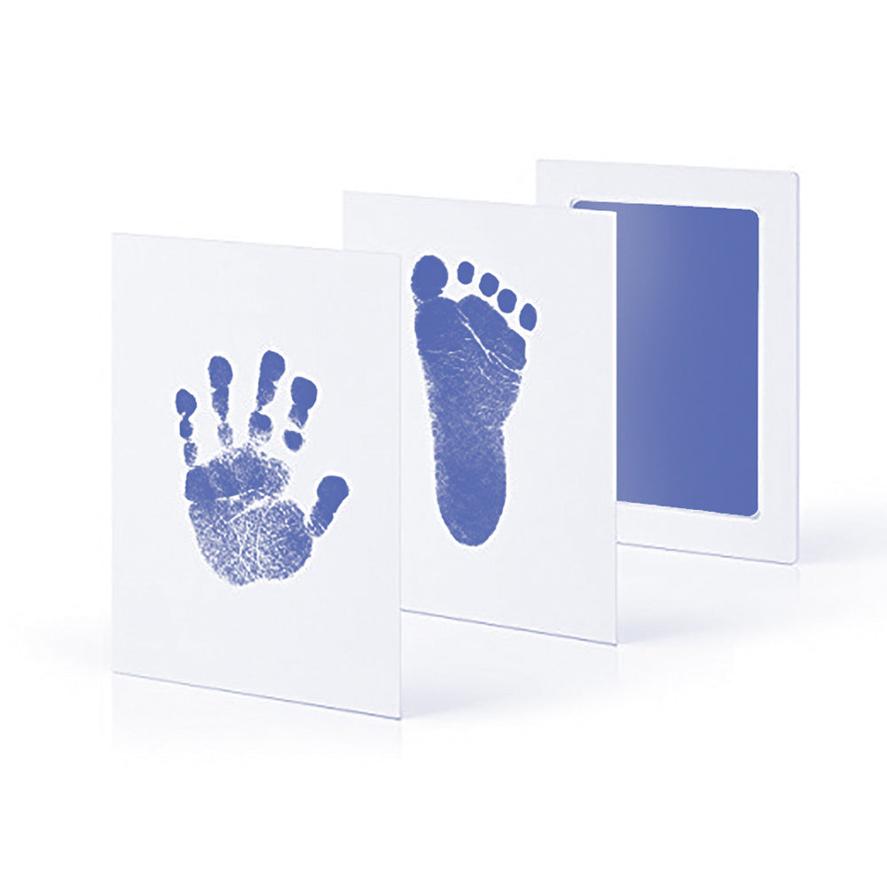 Newborn Footprint Handprint No Touch Skin Inkless Ink Pad Kits Hand Foot Print Baby Growing Up Souvenir