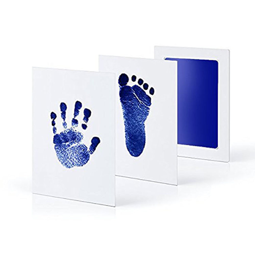 Newborn Footprint Handprint No Touch Skin Inkless Ink Pad Kits Hand Foot Print Baby Growing Up Souvenir