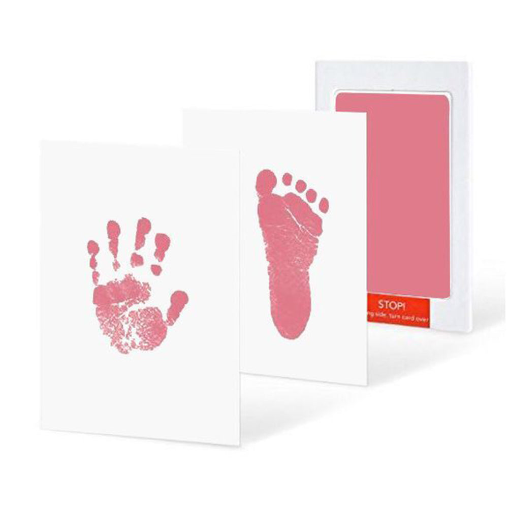 Newborn Footprint Handprint No Touch Skin Inkless Ink Pad Kits Hand Foot Print Baby Growing Up Souvenir