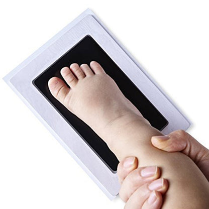 Newborn Footprint Handprint No Touch Skin Inkless Ink Pad Kits Hand Foot Print Baby Growing Up Souvenir