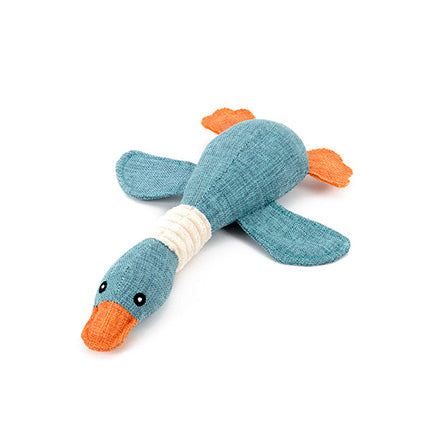 Pet Dog Wild Goose Sound Toys Solid Resistance To Bite Playable High Quality Blue Gray Brown Funny Pet Toy