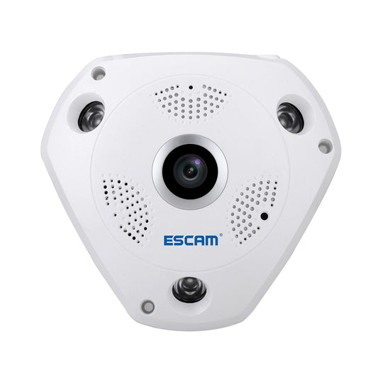 ESCAM Shark QP180 960P WiFi IP Camera 1.44mm Fisheye Lens Support VR APP