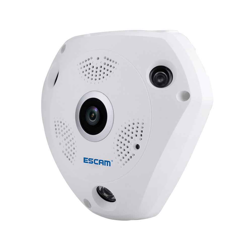 ESCAM Shark QP180 960P WiFi IP Camera 1.44mm Fisheye Lens Support VR APP