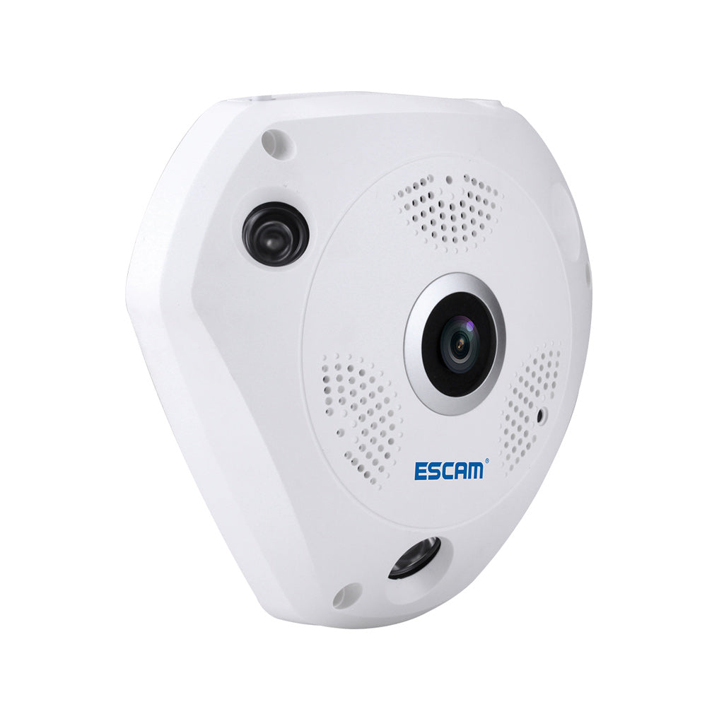 ESCAM Shark QP180 960P WiFi IP Camera 1.44mm Fisheye Lens Support VR APP