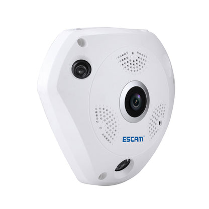 ESCAM Shark QP180 960P WiFi IP Camera 1.44mm Fisheye Lens Support VR APP