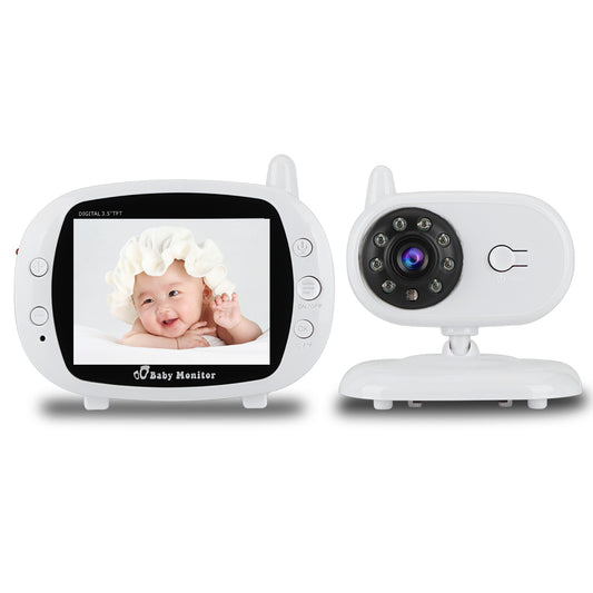 2.4G Digital Wireless 3.5 inch Color LCD Baby Monitor 5m Night Vision SP850