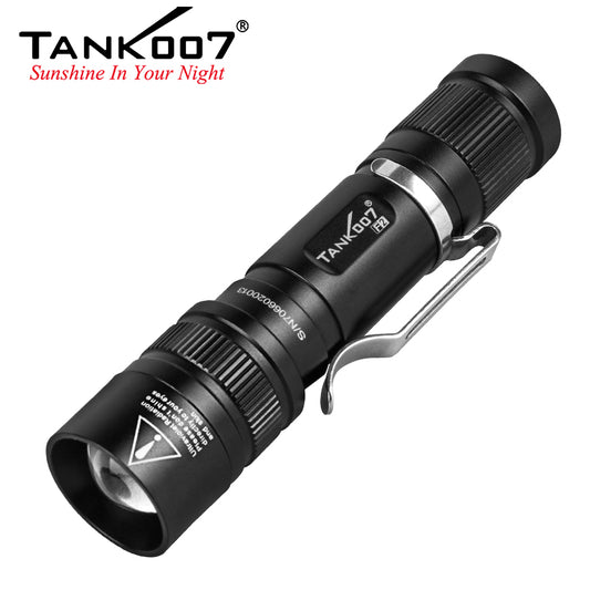 TANK007 Two Models White light LED and UV LED IPX-7 Waterproof Indoor Outdoor LED Flashlight