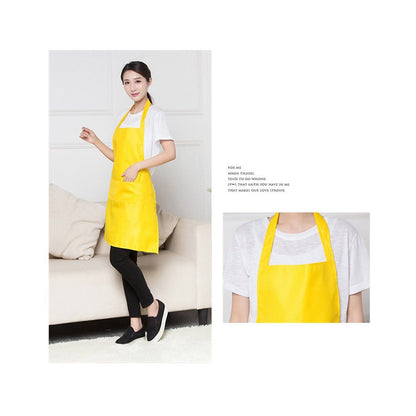 Home Kitchen Simple Stylish Pure Color Apron