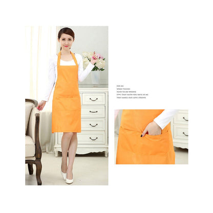 Home Kitchen Simple Stylish Pure Color Apron