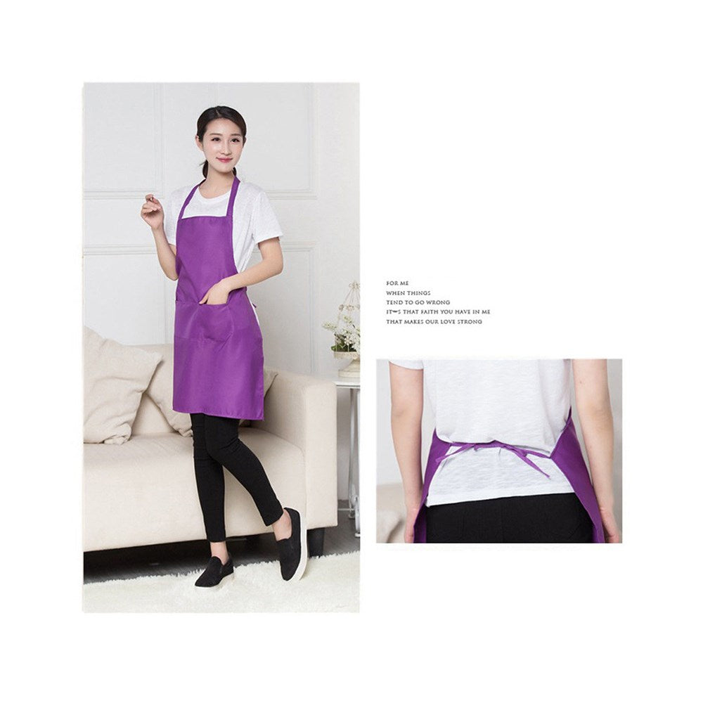 Home Kitchen Simple Stylish Pure Color Apron