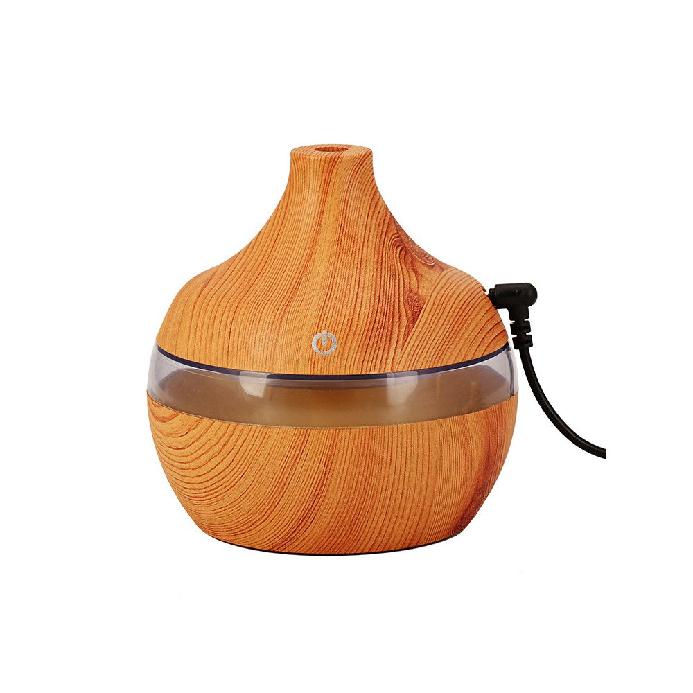 USB 300ml Diffuser with 7-color LED Light Aroma Air Ultrasonic Humidifier