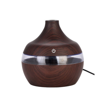 USB 300ml Diffuser with 7-color LED Light Aroma Air Ultrasonic Humidifier