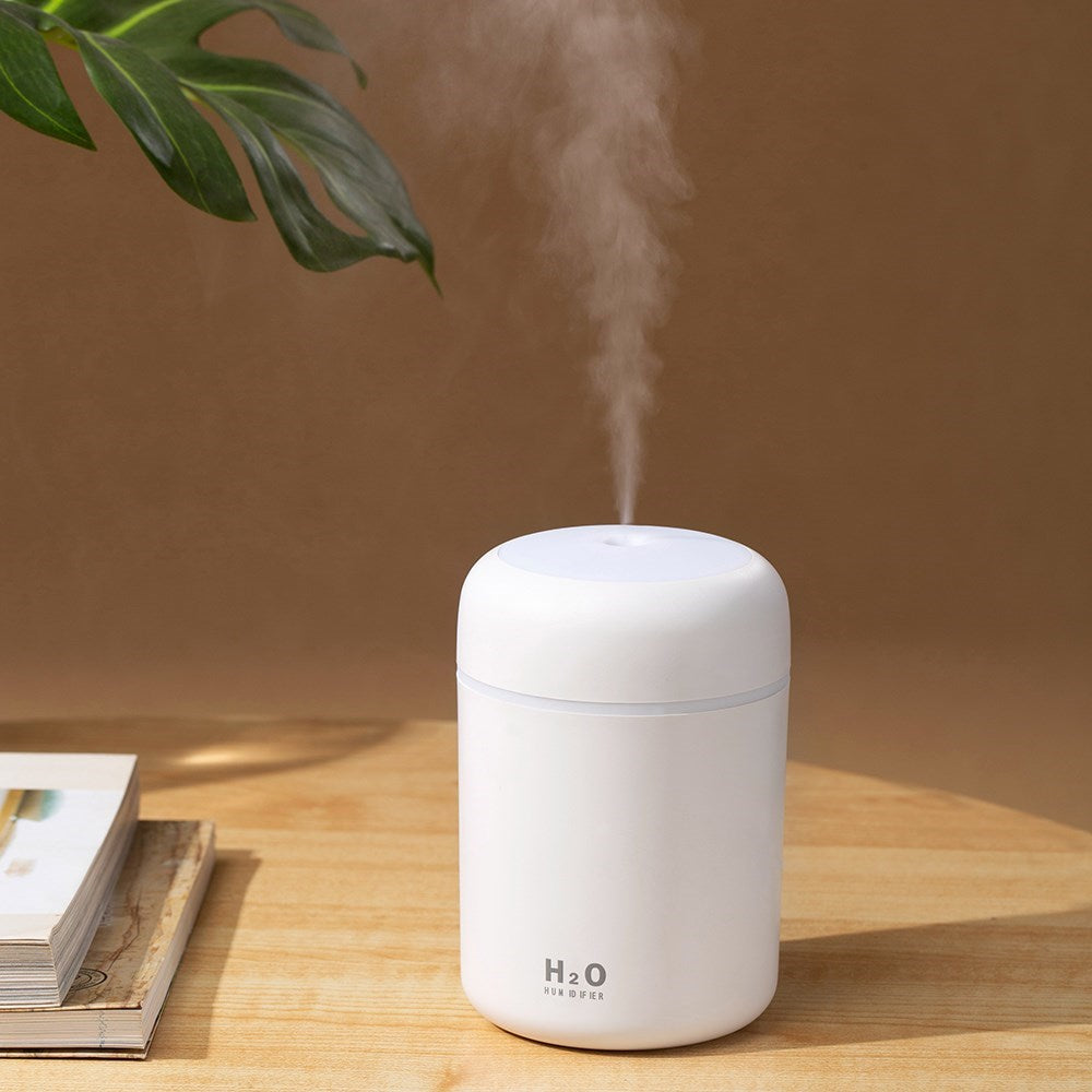 Humidifier USB Ultrasonic Aroma Diffuser Cool Mist Maker Air Purifier with Romantic Light