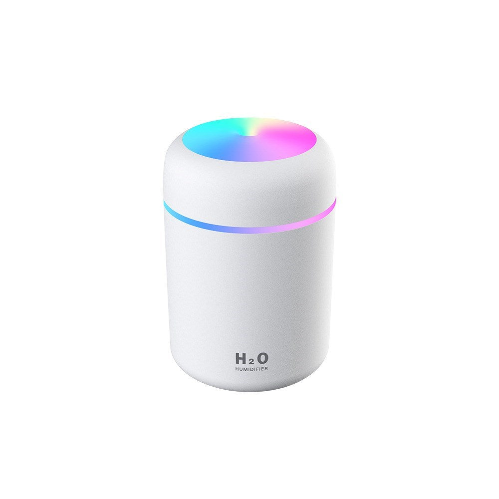 Humidifier USB Ultrasonic Aroma Diffuser Cool Mist Maker Air Purifier with Romantic Light