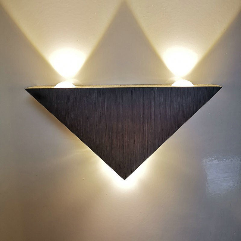 LED Wall Lamp 3W Modern Triangle Wall Light Corridor for Bedroom Home Lighting