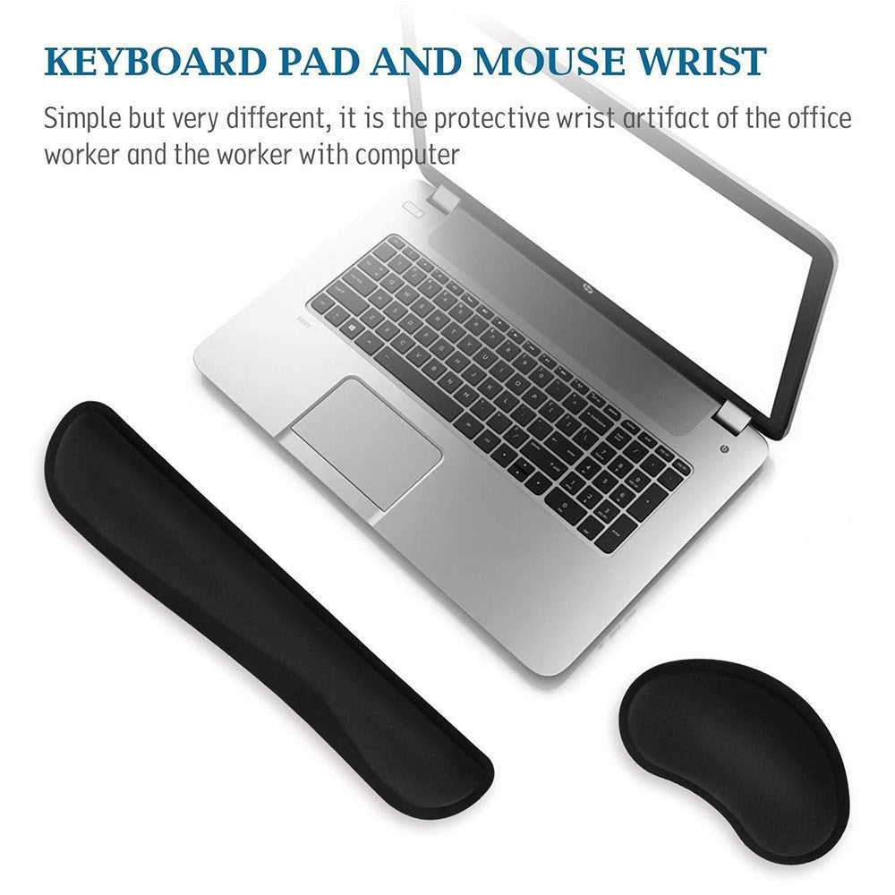 Comfortable Typing Wrist Rest Keyboard Mat Mouse Pad Playmat