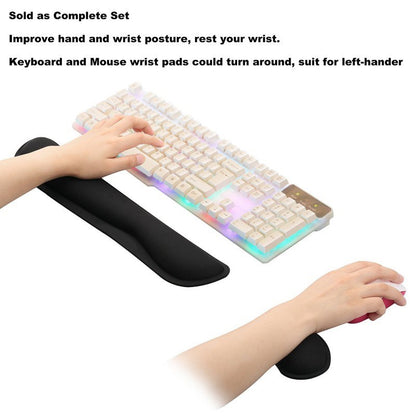 Comfortable Typing Wrist Rest Keyboard Mat Mouse Pad Playmat