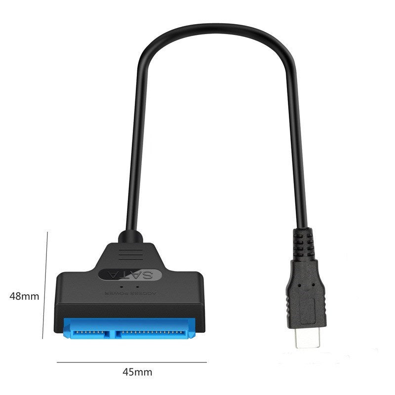 USB 3.1 Type C to SATA HDD SSD 2.5" Hard Drive Adapter Cable 15 - Pin