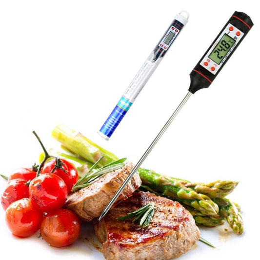 TP101 Digital Food Thermometer Long Probe Electronic Digital Thermometer BBQ Temperature Measuring Tool