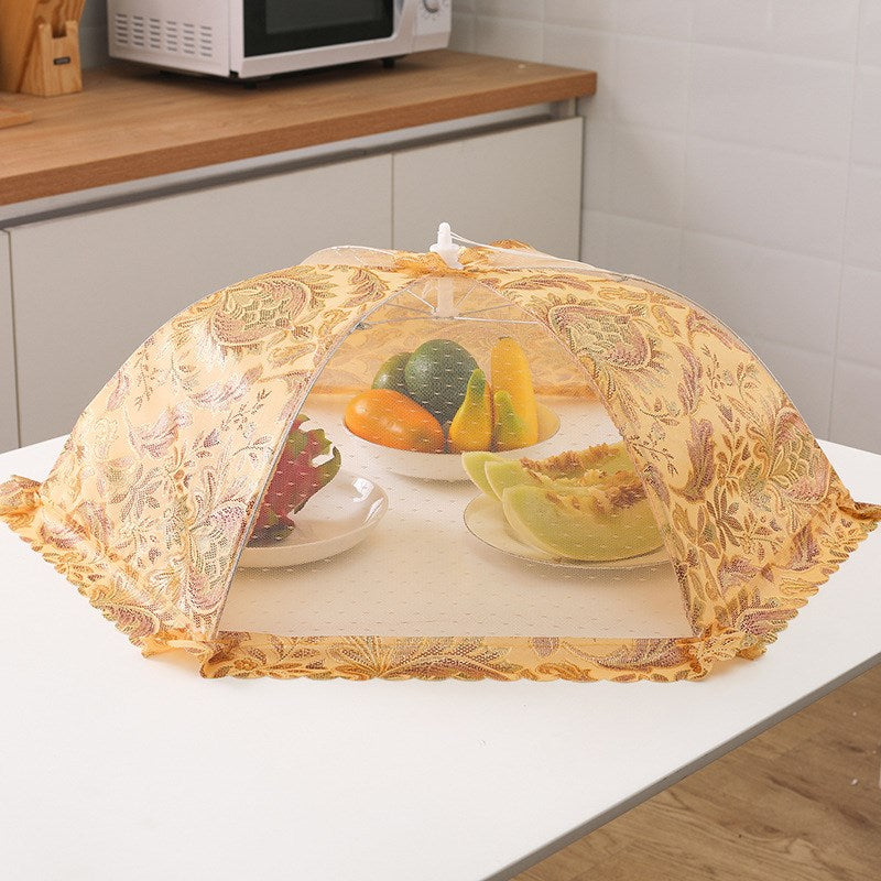 Thick Frame Lace Home Kitchen Dish Cover