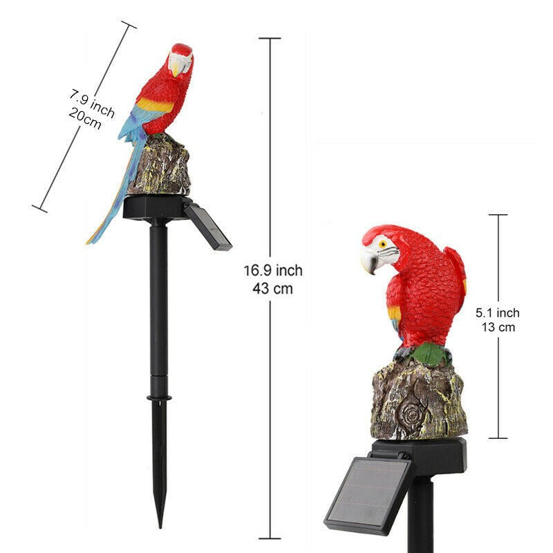 Modern Garden Decoration Resin Animal Solar Lamp