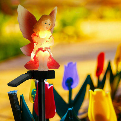 Modern Garden Decoration Resin Animal Solar Lamp