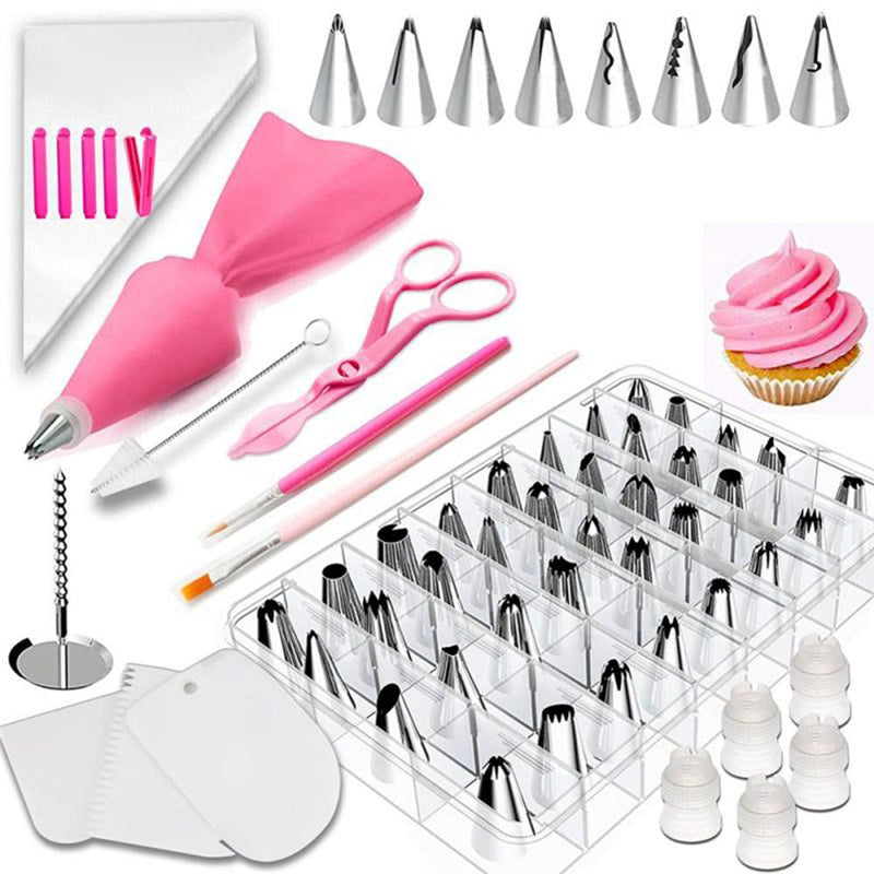 83 Pcs/Set Icing Bags Cake Decorating Kit Pastry Nozzles