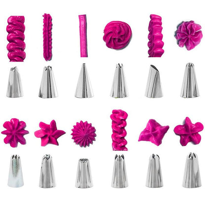 83 Pcs/Set Icing Bags Cake Decorating Kit Pastry Nozzles