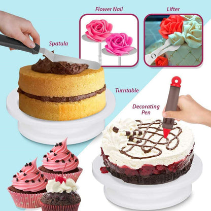 164 Pcs/Set DIY Baking Cake Home Kitchen Tool Turntable Set Practical Cake Nozzles