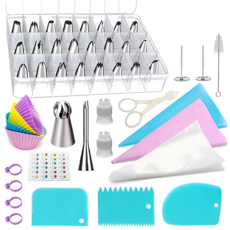 57 Pcs/Set Cake Tools Kitchen Baking Pastry Supplies Dessert Cake Decorating Set