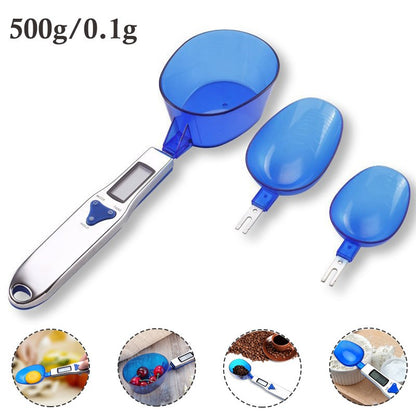 Digital Scale Spoon LCD Display 500g/0.1g High Precision Electronic Measuring Spoon Balance for Kitchen Cooking Baking