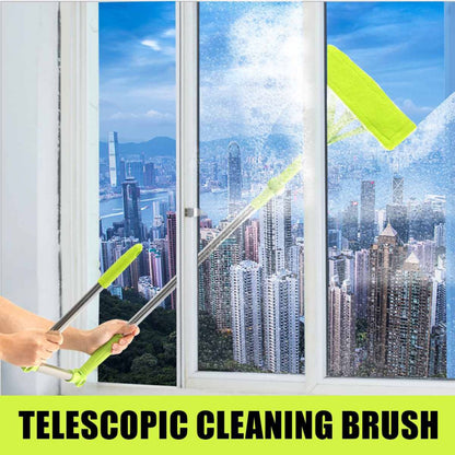 Telescopic Glass Cleaning Brush U