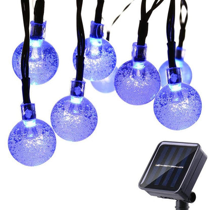 6.5m Solar Powered 30-LED String Light 8-Modes Garden Path Yard Decor Lamp