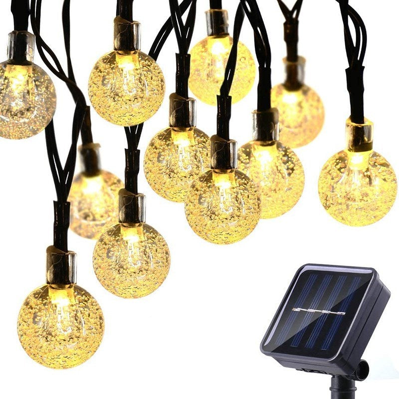 6.5m Solar Powered 30-LED String Light 8-Modes Garden Path Yard Decor Lamp