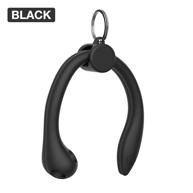 1 Pair Earhooks Holder Silicone Anti-lost Ear Hook for AirPods with Charging Case (2019)(2016)/Huawei FreeBuds3