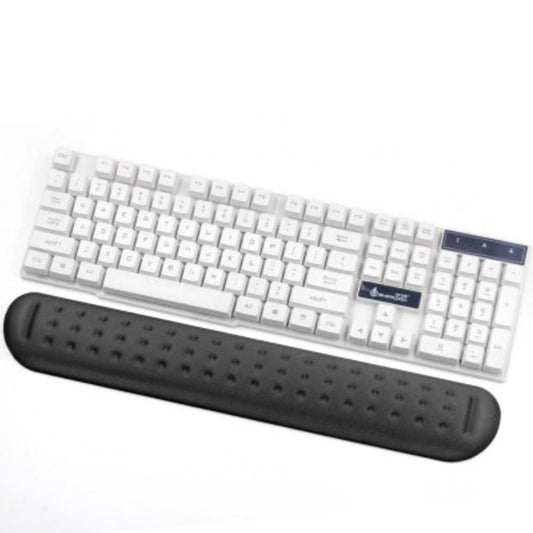 Comfortable Wrist Guard Memory Foam Keyboard Mat/Mouse Pad  for Laptop Computer Holder - Black/L Size