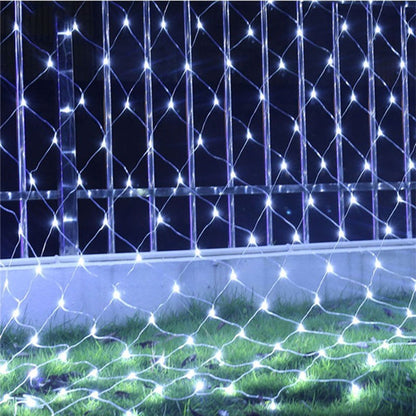 [1.5m x 1.5m] 96-LED Mesh Light String RGB Net Garland Lamp for Christmas New Year Wedding Holiday Party Decoration