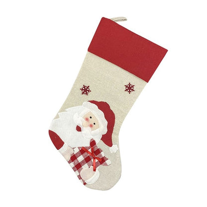 Christmas Socks Socking Xmas Gift Bag Santa Claus/Snowman/Elk Christmas Tree Decor