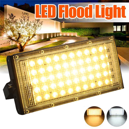 LED Street Light 50W 220V Floodlight Waterproof Wall Lamp Outdoor Lighting for Garden Square